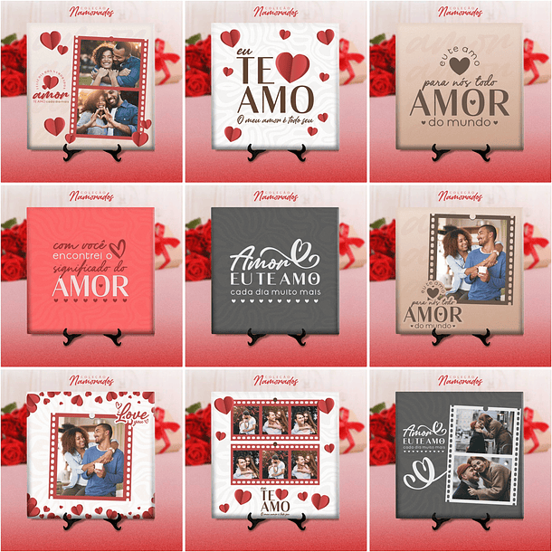 145 Artes Caneca Camisa e Azulejo Dia dos Namorados arquivo em Jpg  7