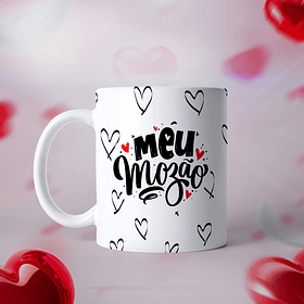 Arte Caneca Meu Mozão Arquivo Png
