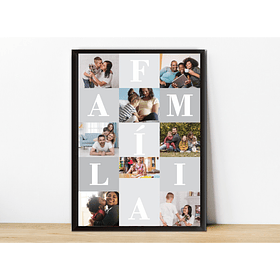 Arte Quadro Família Fotos Quebra Cabeça Arquivo Png