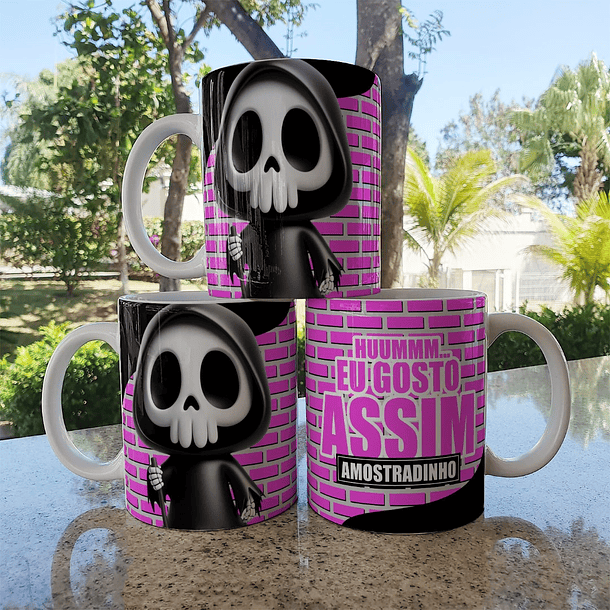 Arte Caneca Huummm... Eu Gosto Assim Amostradinho Rosa Arquivo Png 