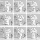 20 Artes para Caneca e Camisa Dia dos Pais em Linhas Arquivo Editável 1