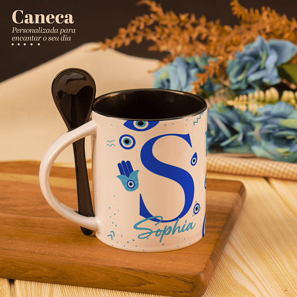 Arte Caneca Olho Gordo Nome da Pessoa Personalizável Arquivo Png 