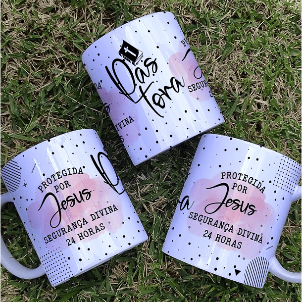 6 Artes para Caneca Pastora Arquivo Editável 2