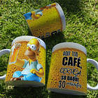 5 Artes Caneca Cerveja Homer Simpson Arquivo Editável  3