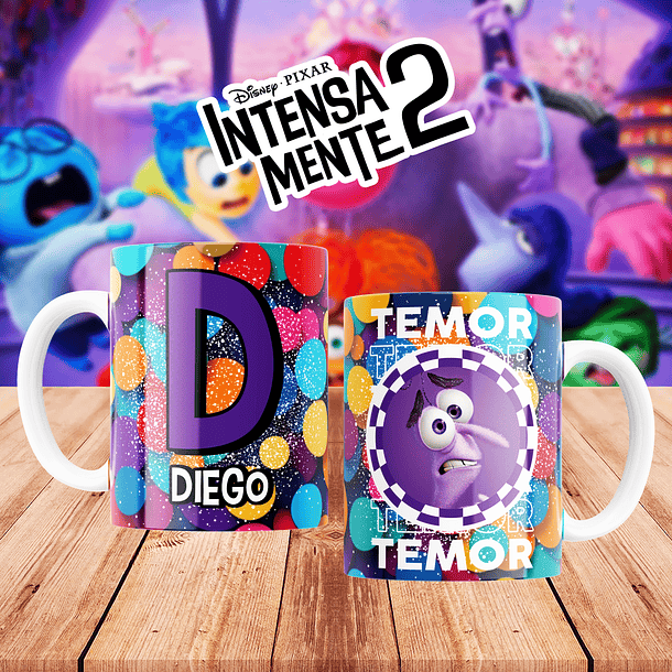 26 Artes para Caneca Divertidamente 2 Alfabeto Arquivo Editável 7