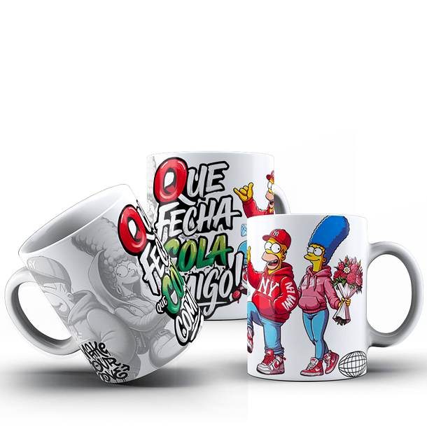 5 Artes para Caneca Simpsons Dia dos Namorados Arquivo em Jpg 2