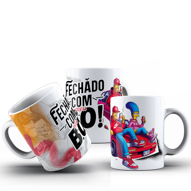 5 Artes para Caneca Simpsons Dia dos Namorados Arquivo em Jpg 3