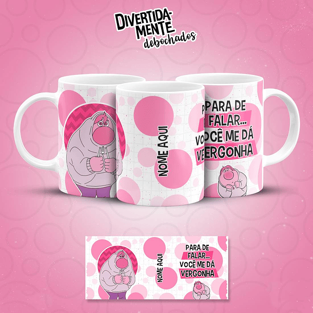 11 Artes para Caneca Divertidamente Debochado Arquivo em Jpg 3