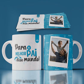 Arte Caneca Para O Melhor Pai Desse Mundo Com Foto Arquivo Png
