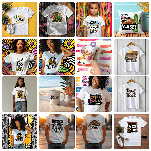 Kit Digital Frases Nordestina em Png 1