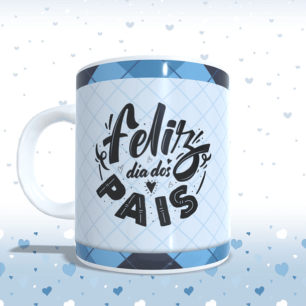 Arte Caneca Feliz Dia Dos Pais Preto Arquivo Png 
