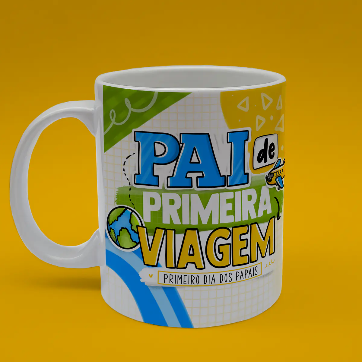 Arte Caneca Pai De Primeira Viagem Primeiro Dia Dos Pais Arq | Studio Booby