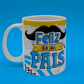 Arte Caneca Feliz Dia Dos Pais Arquivo Png