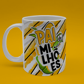Arte Caneca Pai De Millhões Arquivo Png