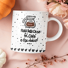 5 Artes para Caneca Frases Café Arquivo Editável 1