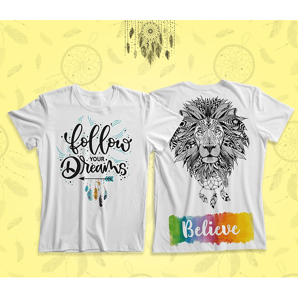 6 Artes para Camisa Filtro dos Sonhos Arquivo em Jpg 1