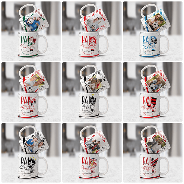 20 Artes para Caneca Dia dos Pais Arquivo Editável  2