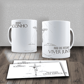 Arte Caneca Morreu Sozinho Para Que Possamos Viver Juntos Arquivo Png