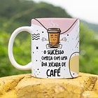 5 Artes para Caneca Frases Café Arquivo Editável 3