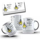 9 Artes para Caneca Frase Motivacional Seja Luz Arquivo Editável  5
