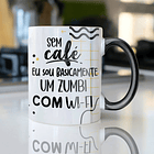 5 Artes para Caneca Frases Café Arquivo Editável 2