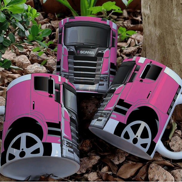 7 Artes para Caneca Caminhão Scania Arquivo em Jpg 6