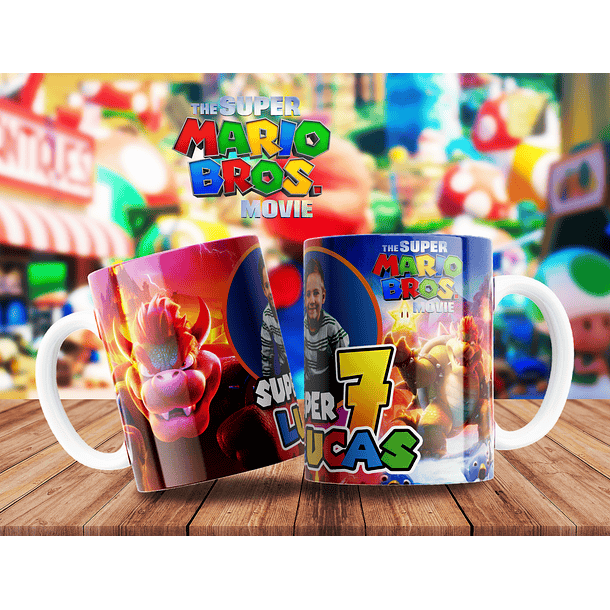 10 Artes para Caneca Super Mario Arquivo Editável  6
