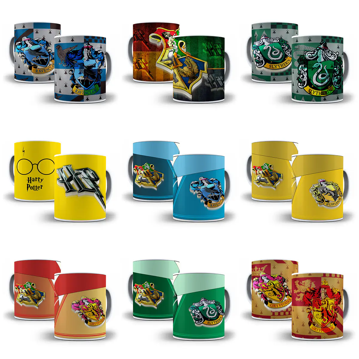 10 Artes para Caneca Harry Potter Arquivo Editável | Studio Booby