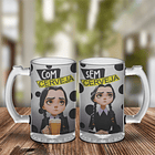 8 Artes para Copo Chopp Personagens Arquivo Editável  5