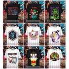 38 Artes para Camisa Personagens Arquivo em Ai 2