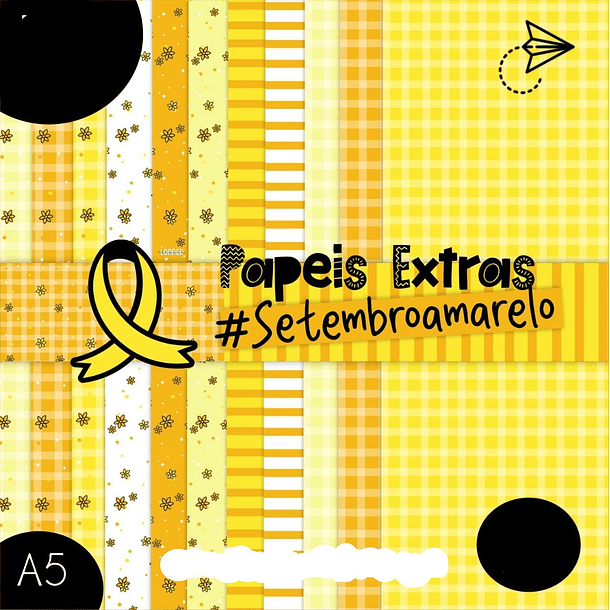 Kit Digital Super Combo Setembro amarelo em Png  13