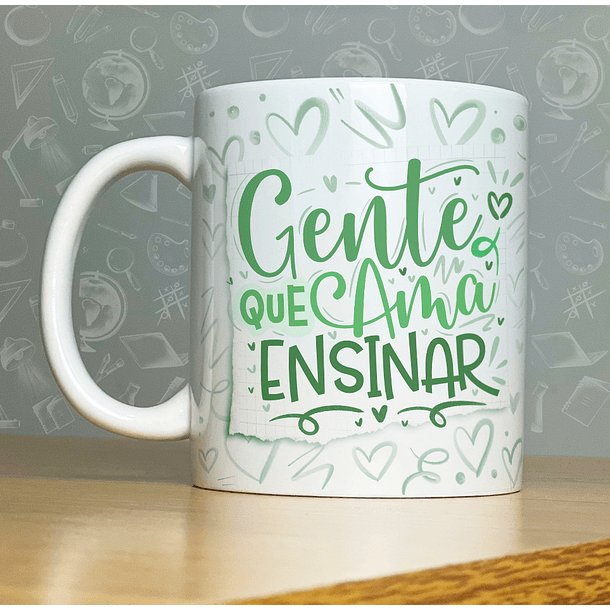 Arte Caneca Gente Que Ama Ensinar Arquivo Png 1