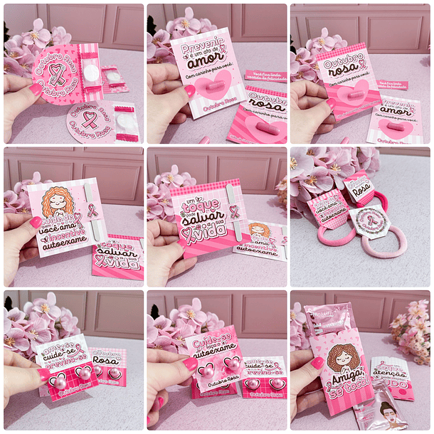 Arquivos de Corte Mimos Outubro Rosa em Pdf  2