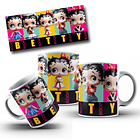 6 Artes para Caneca Betty Boop Arquivo Editável  2