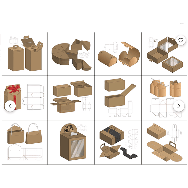 Arquivos Caixinhas em Geral Formatos Diversos 4