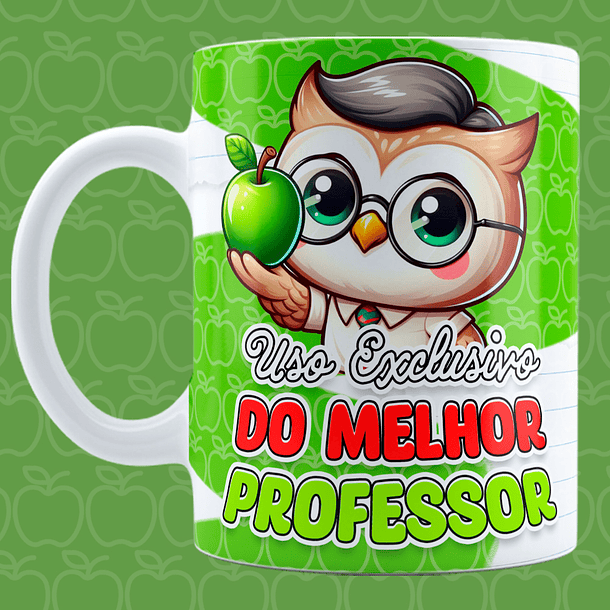 12 Artes para Canecas Dia dos Professores Coruja Arquivo em Jpg 8