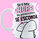 Arte Caneca Flork Boa Funcionária Se a sua Chefe te procurar, se esconda porque uma boa funcionária é dificil de se achar Arquivo em Jpg 1