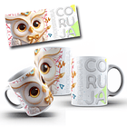 5 Artes Caneca Dia dos Professores Coruja Arquivo Editável 3