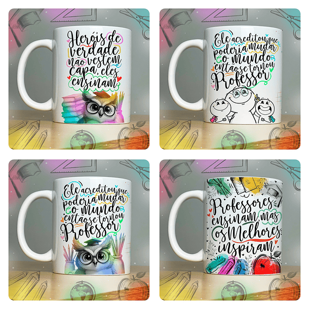 44 Artes para Canecas Dia dos Professores Arquivo em Jpg   1