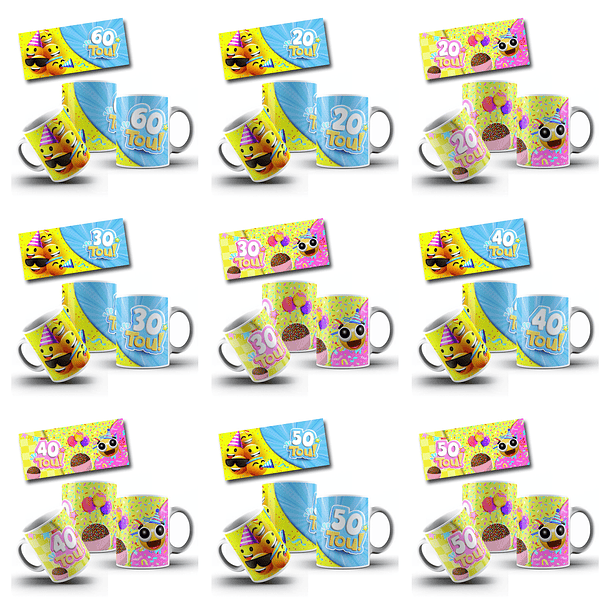 Arquivo de Corte mais Kit Aniversário em Png 6