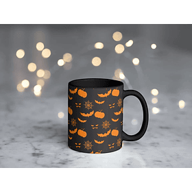 Arte Caneca Halloween Icones Arquivo Png