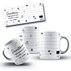 4 Artes para Caneca Secretária Arquivo em Jpg  1