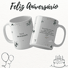16 Artes para Caneca Feliz Aniversário Arquivo Editável 11