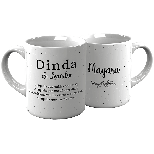 4 Artes para Caneca Promovido a Dindo e Dinda Padrinhos Arquivo em Jpg  2