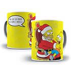 10 Artes para Caneca Natal Simpsons Arquivo Editável  1