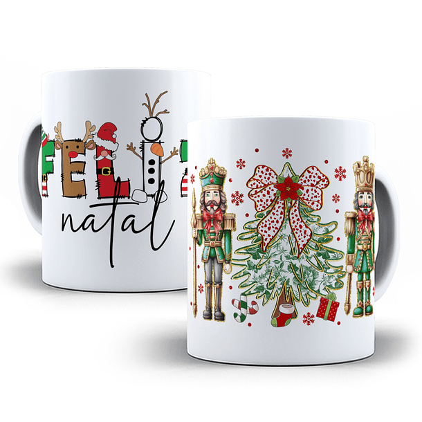 10 Artes para Caneca Natal Arquivo Editável  7