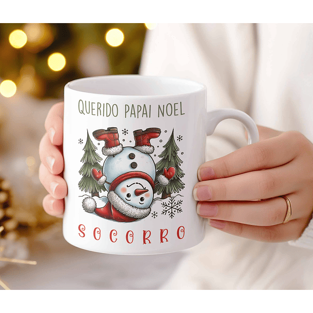 12 Artes para Caneca Natal Minimalista Arquivo Editável 7