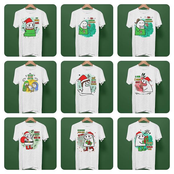 29 Artes para Camisa Flork Natal Arquivo em Jpg 2