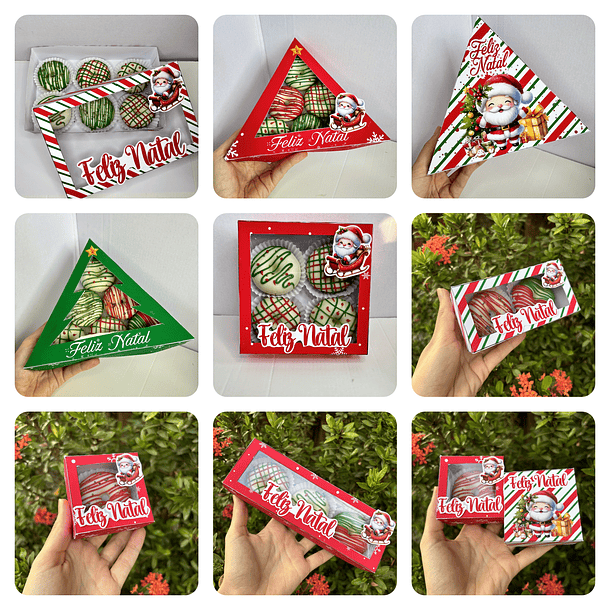 Arquivos Prontos Especial de Natal Mini Donuts em Canva 1