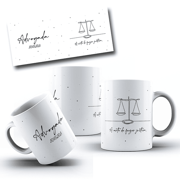 12 Artes para Caneca Profissões em Linhas Arquivo Png  9